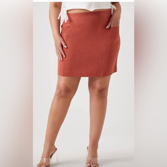 Forever 21 Dresses & Skirts - Straight Mini Skirt, brown, 3X